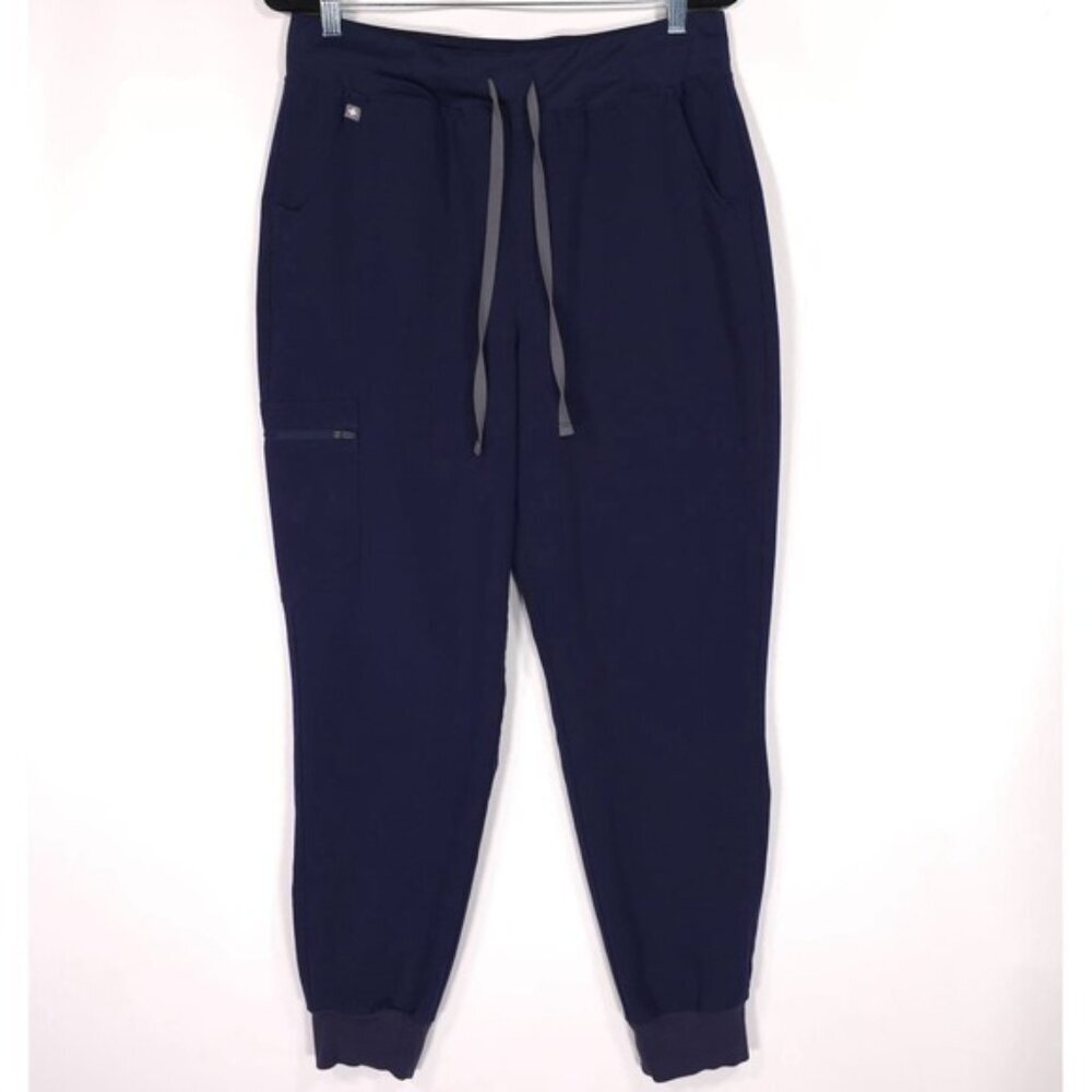 FIGS Technical Collection Jogger Scrub Pants Navy Size LARGE Style W22SW2012